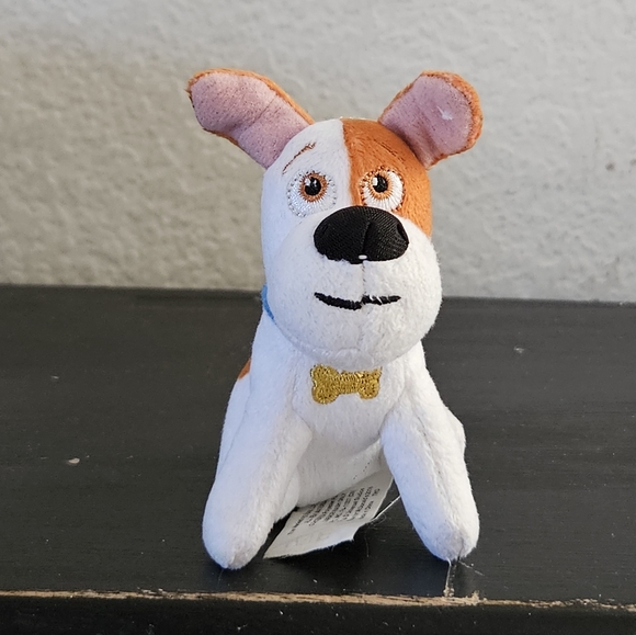 Max The Secret Life Of Pets Plush Mini Toy Animal Dog McDonalds Happy Meal - Picture 1 of 6